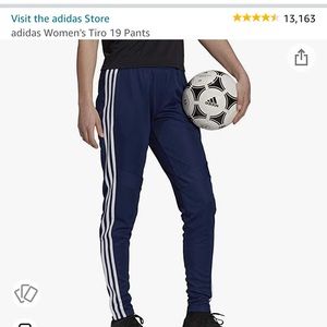 Adidas women’s navy blue tiro 19 pants